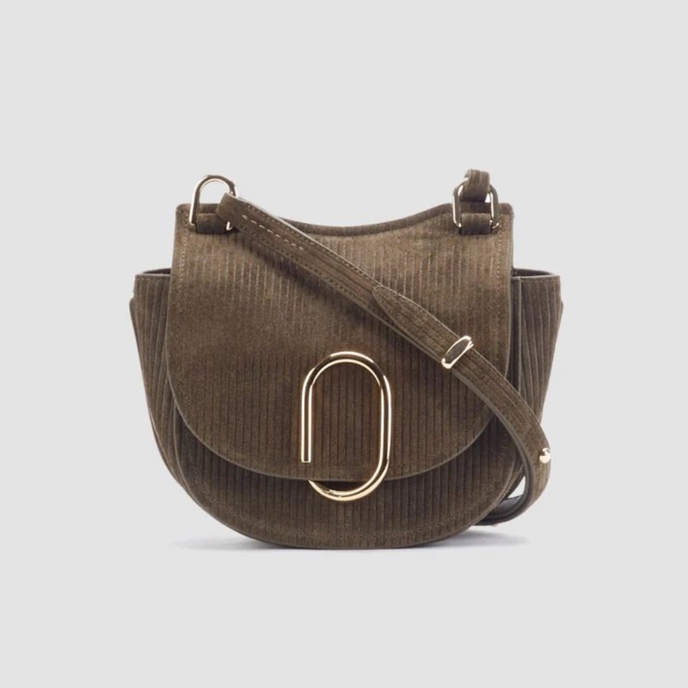 3.1 Phillip Lim | Mini Hunter Alix Suede Handbag in Olive
